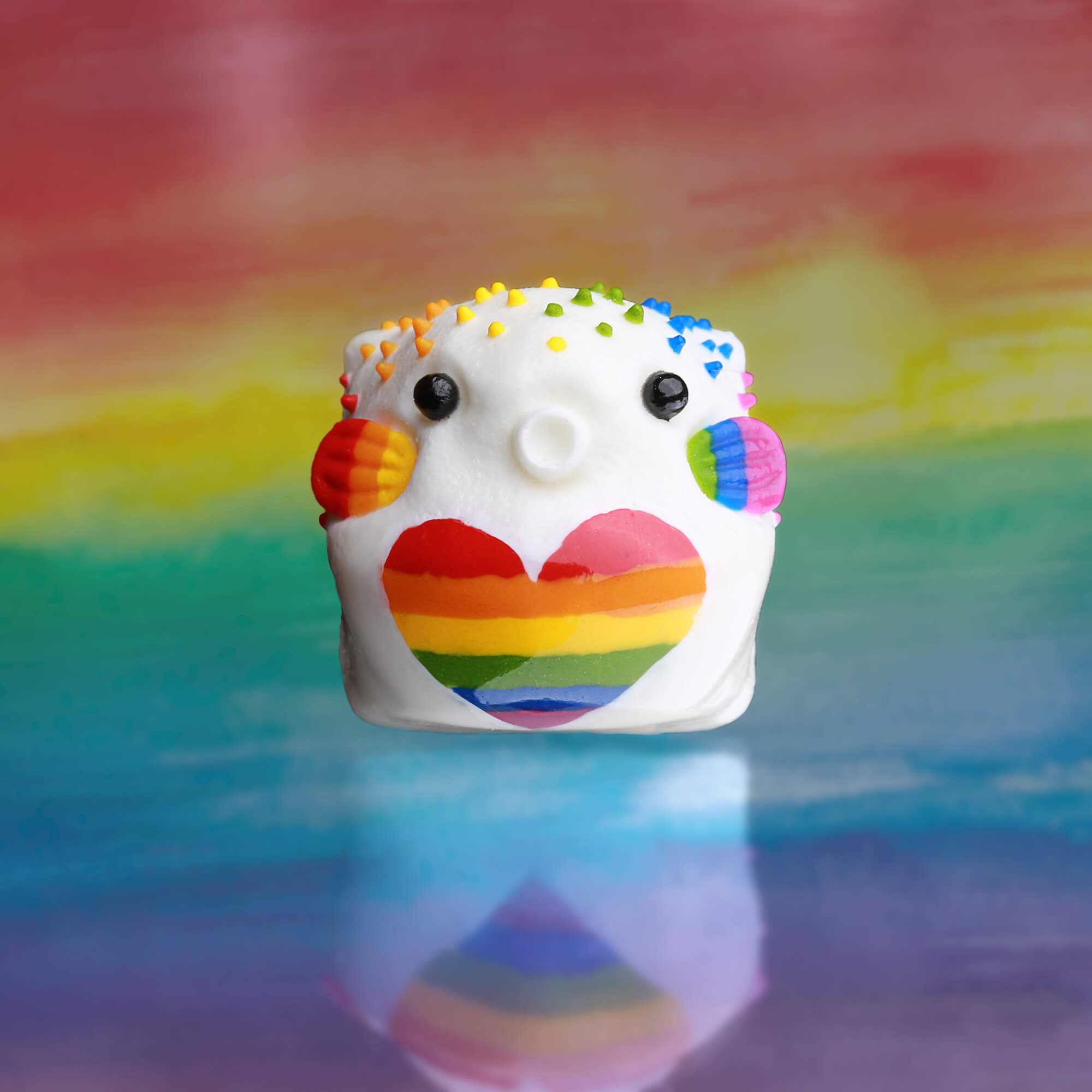 White Rainbow Puffy - Image 2