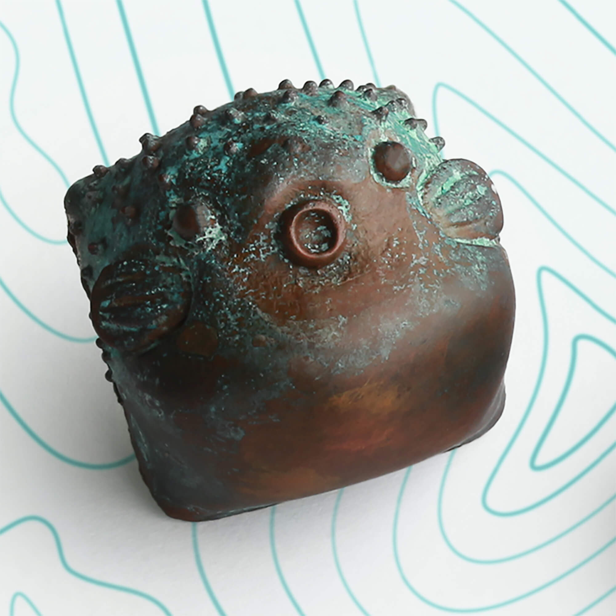 Patina Copper Puffy